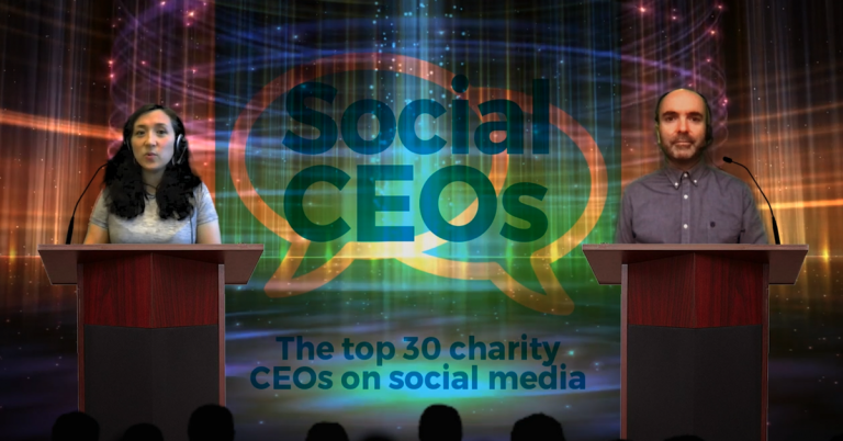 Screenshot from the online live event for Social CEOs