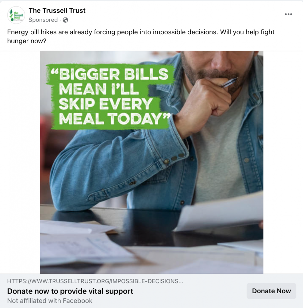 Trussell Trust Ad