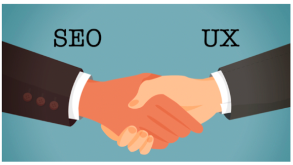 SEO and UX shake hands