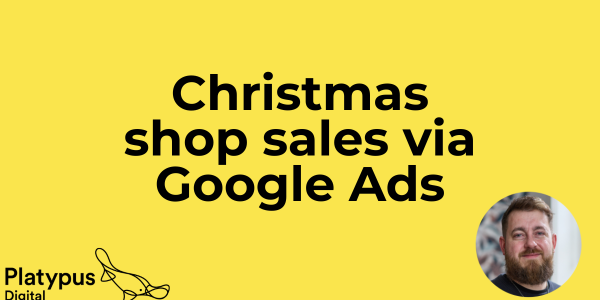 Parkinson's UK and Platypus Christmas Google Ads campaign