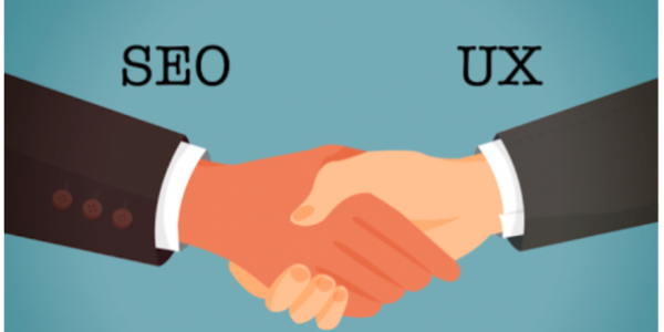 SEO and UX shake hands