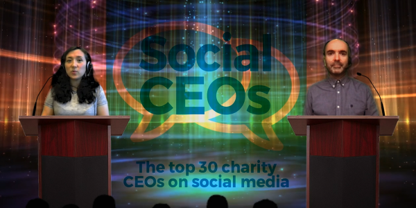 Screenshot from the online live event for Social CEOs