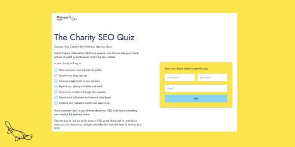 Platypus SEO quiz